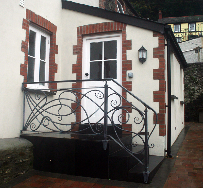 Forged iron railings and fencing